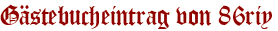 Gästebucheintrag von 86riy