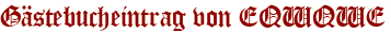 Gästebucheintrag von EQWQWE