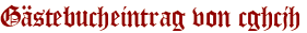 Gästebucheintrag von cghcjh