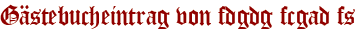 Gästebucheintrag von fdgdg fcgad fs