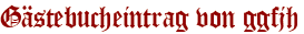 Gästebucheintrag von ggfjh