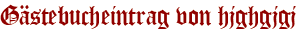 Gästebucheintrag von hjghgjgj
