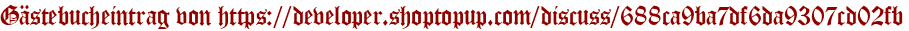 Gästebucheintrag von https://developer.shoptopup.com/discuss/688ca9ba7df6da9307cd02fb