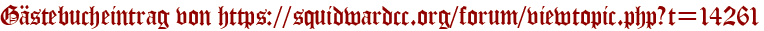 Gästebucheintrag von https://squidwardcc.org/forum/viewtopic.php?t=14261