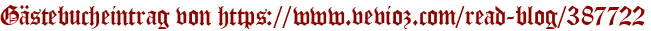 Gästebucheintrag von https://www.vevioz.com/read-blog/387722