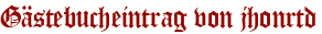 Gästebucheintrag von jhonrtd