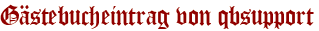 Gästebucheintrag von qbsupport