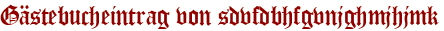 Gästebucheintrag von sdvfdbhfgvnjghmjhjmk