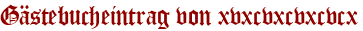 Gästebucheintrag von xvxcvxcvxcvcx